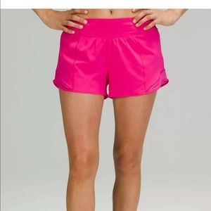 Lulu lemon hot pink hotty hot shorts!